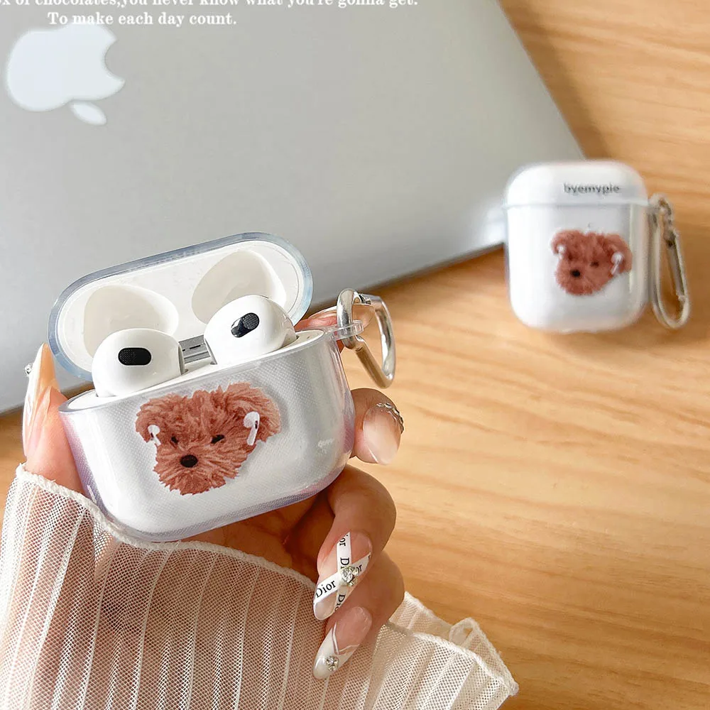 Funda transparente para AirPods 4 2024, funda de TPU suave para auriculares, llavero protector para Apple Airpod Pro 1, 2, 3, 4. ª generación