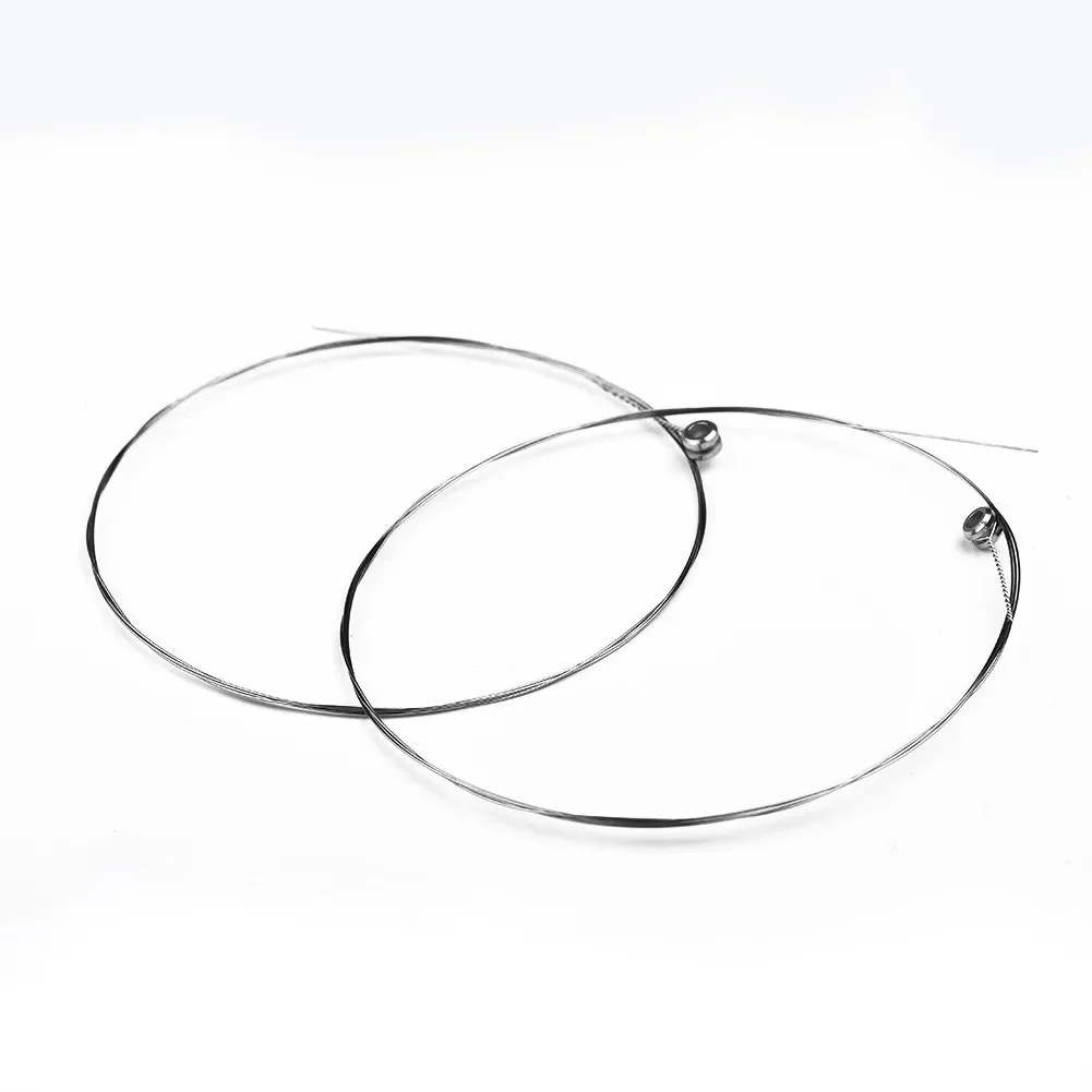 High Quality Single Guitar Strings Silvery 1st E 5 Pcs Acoustic Bass Gauges .012 Guitars Top Musical Instrument