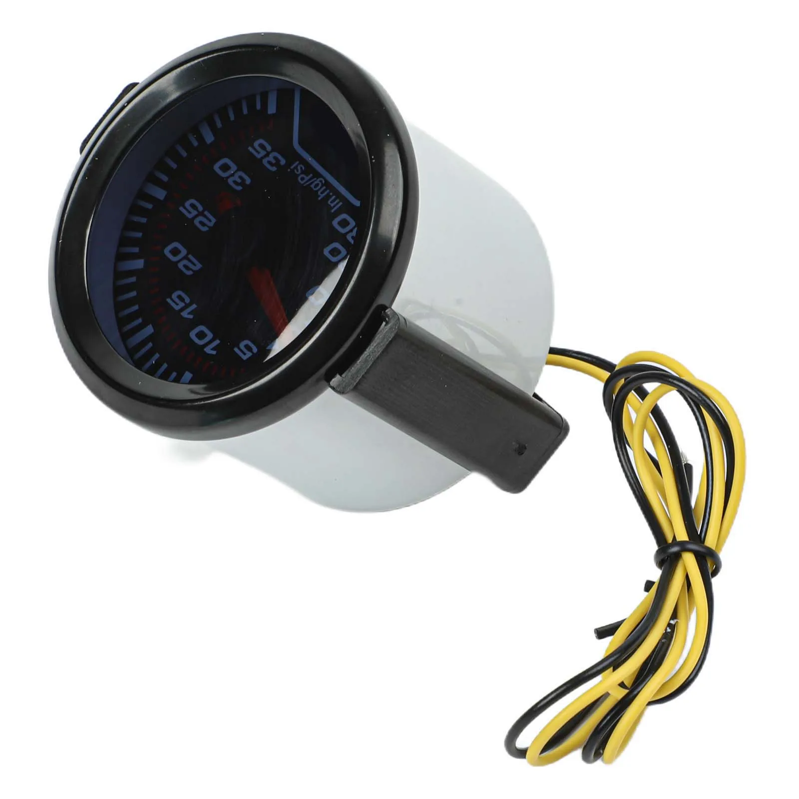 LED Turbo Boost Gauge 52MM for Car Modification 12V ABS Pressure Meter for Monitoring and Measuring Turbo Pressure