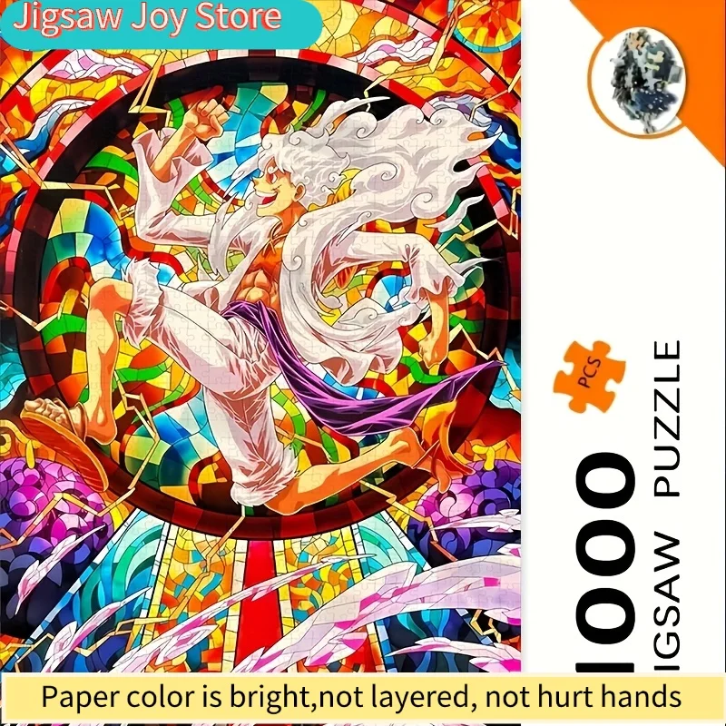 

A Box of Seamless Puzzles with an Anime Theme, Measuring , Durable And Thick Puzzles, Suitable for Adult Brain Teasers, Perfec