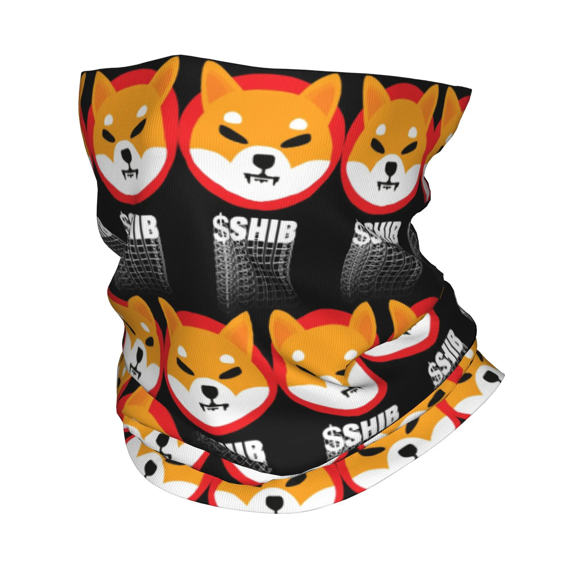 

$Shib Shiba Inu Coin Fomo Crypto Memecoin Shibacoin To The Moon Бандана на шею Шарф с принтом Балаклава для мужчин и женщин