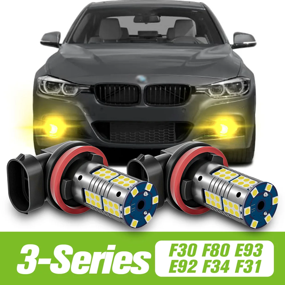 

2pcs For BMW 3 Series F30 F80 E93 E92 F34 F31 LED Fog Light 2006 2007 2008 2009 2010 2011 2012 2013 2014 Accessories