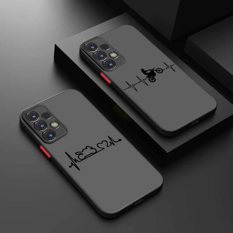 Liebe Motorräder Linie für Samsung Galaxy S25 S24 S23 S22 S21 S26 Edge Ultra Lite FE Plus 5G UW Handyhülle Cover
