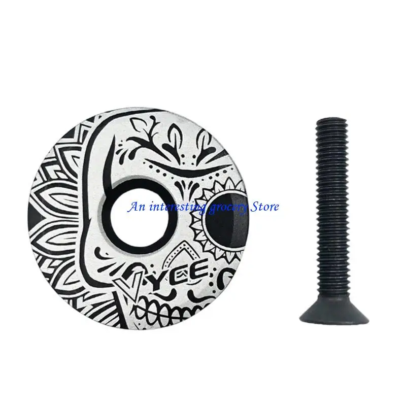 652D Headset Cap & Screw Bike Front Fork Stem Top Cap DIY Cycling Parts
