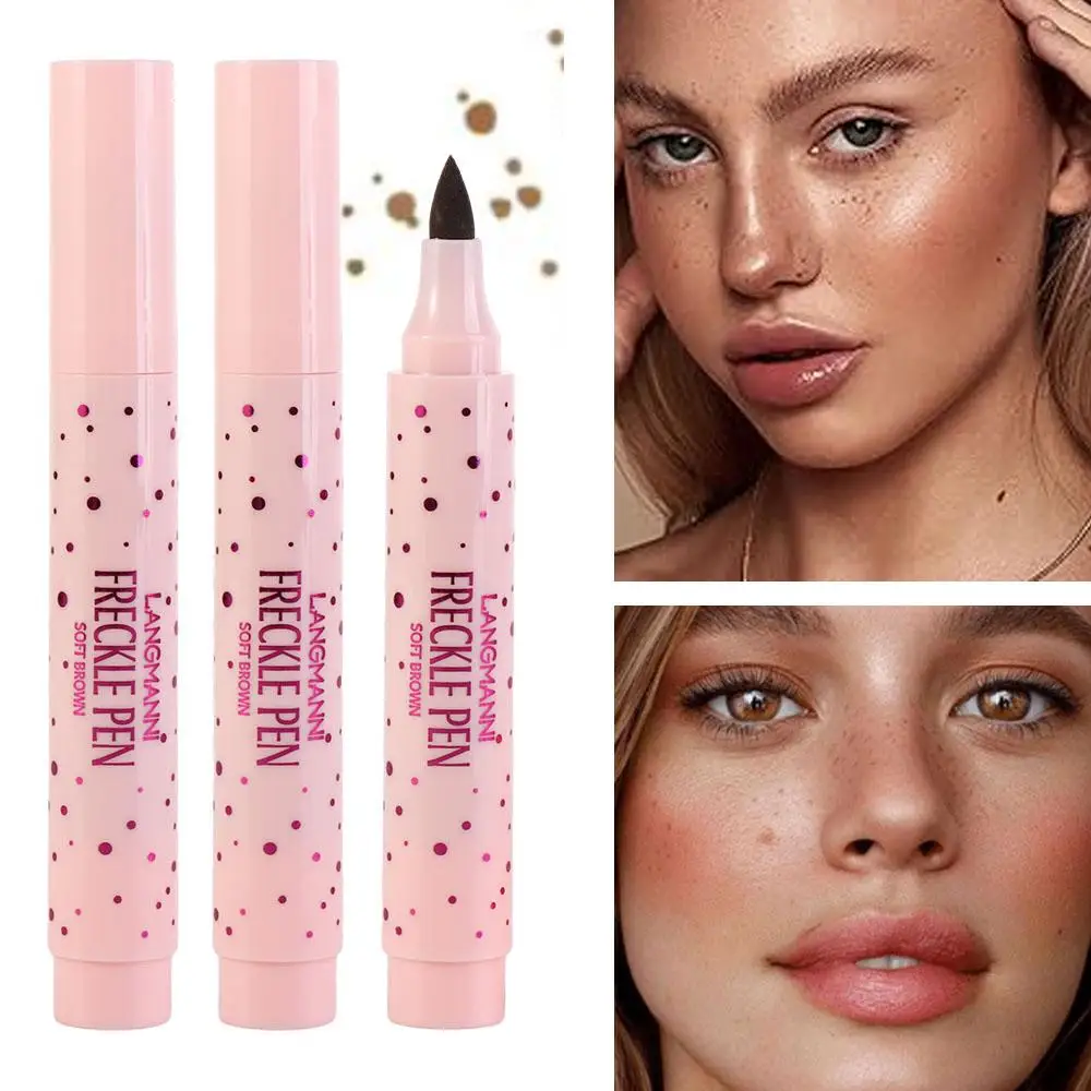 Cosmetic Waterproof Lifelike Freckle Pen Face Soft Dot Spot Freckles Pencil Natural Brown Makeup Tool