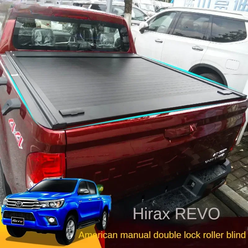 

Подходит для Hilux revo modified rocco, задняя плоская крышка, роликовый затвор, двойной замок, высокая крышка, ручная алюминиевая крышка катушки