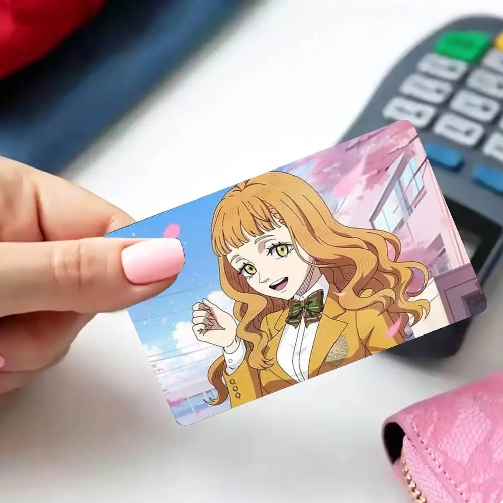 COOL M-Mimosa Vermilion  4pcs 1Set Card Stickers Small Waterproof Chip 4PCS Card Sticker Anti-Scratch