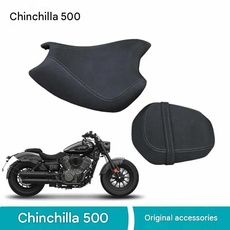 FOR Benda Chinchilla 500 Vintage Cruiser Split-Type Front And Rear Seat Cushions Tight-Stitch Edge-Wrapping Craftsmanship