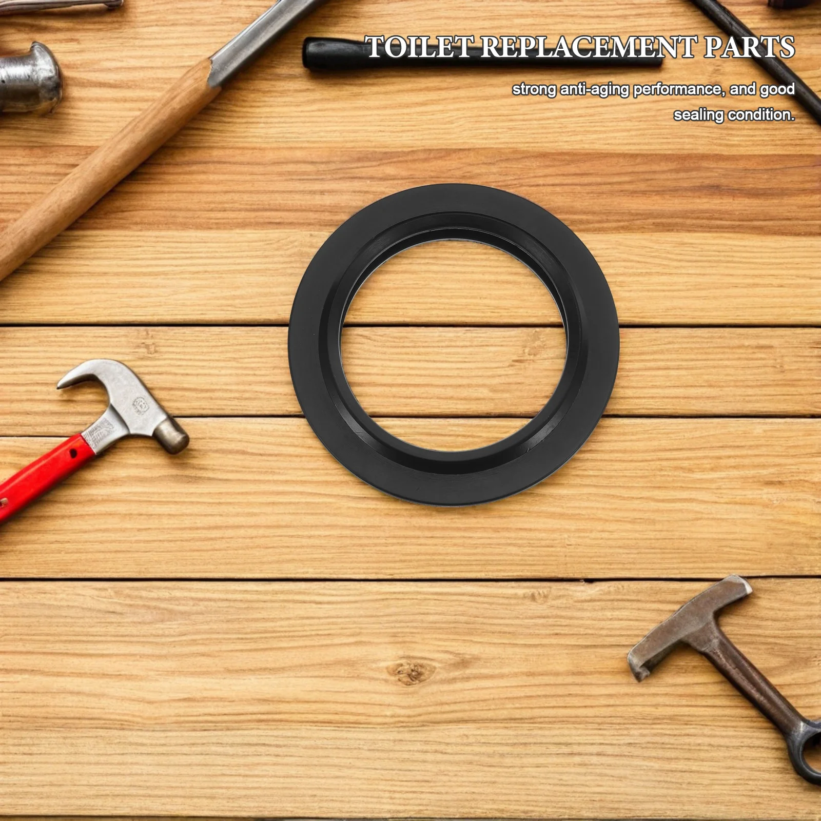 2Pcs Rubber Seal for Toilet Tank Leak Prevention Washer Replacement DIY Repair Kit Compatible with Most Cistern