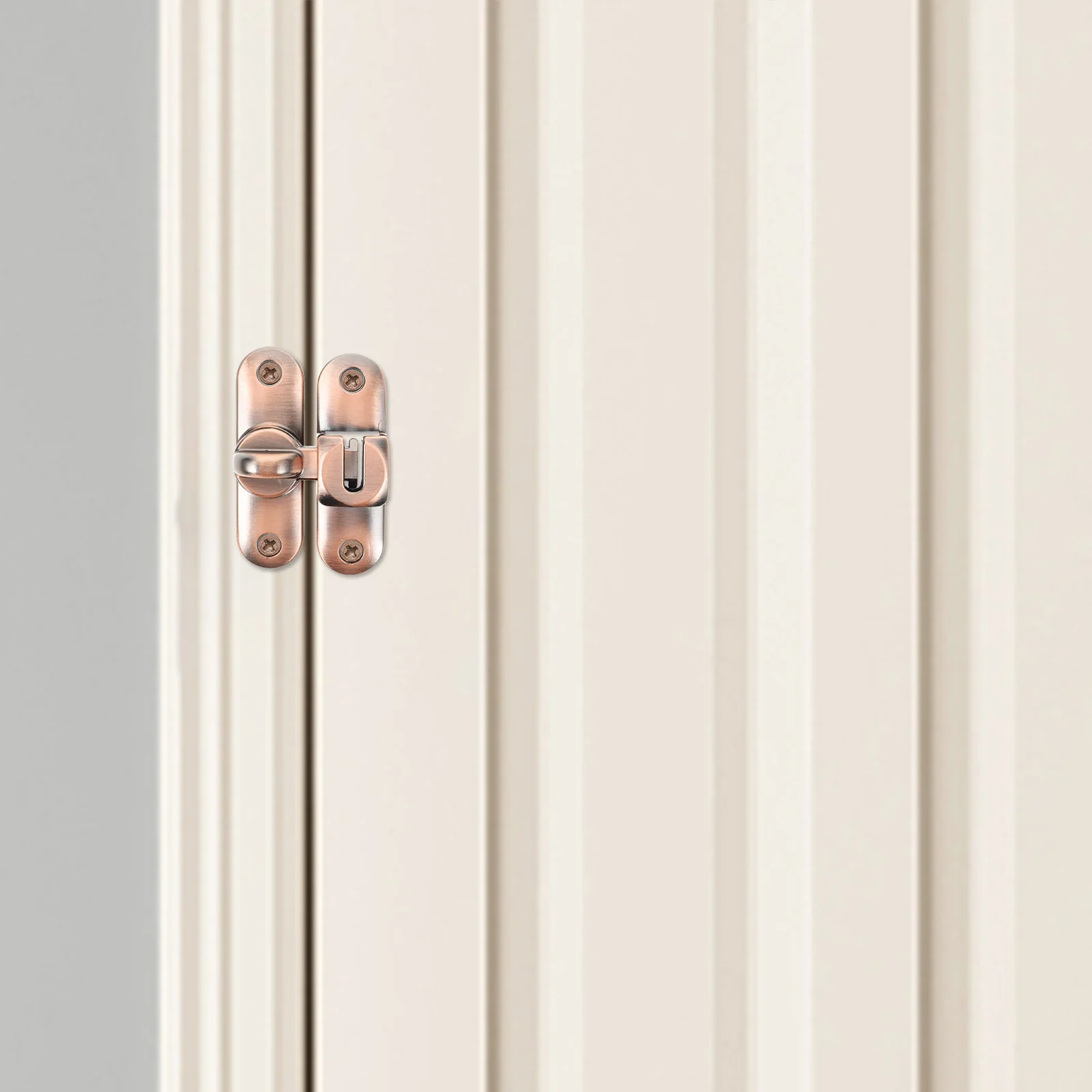 

1Set Barn Door Lock Sliding Gate Hardware Zinc Alloy Flip Latch 90 180 Degree for Wooden Fence Screen Door Heavy Duty Safety