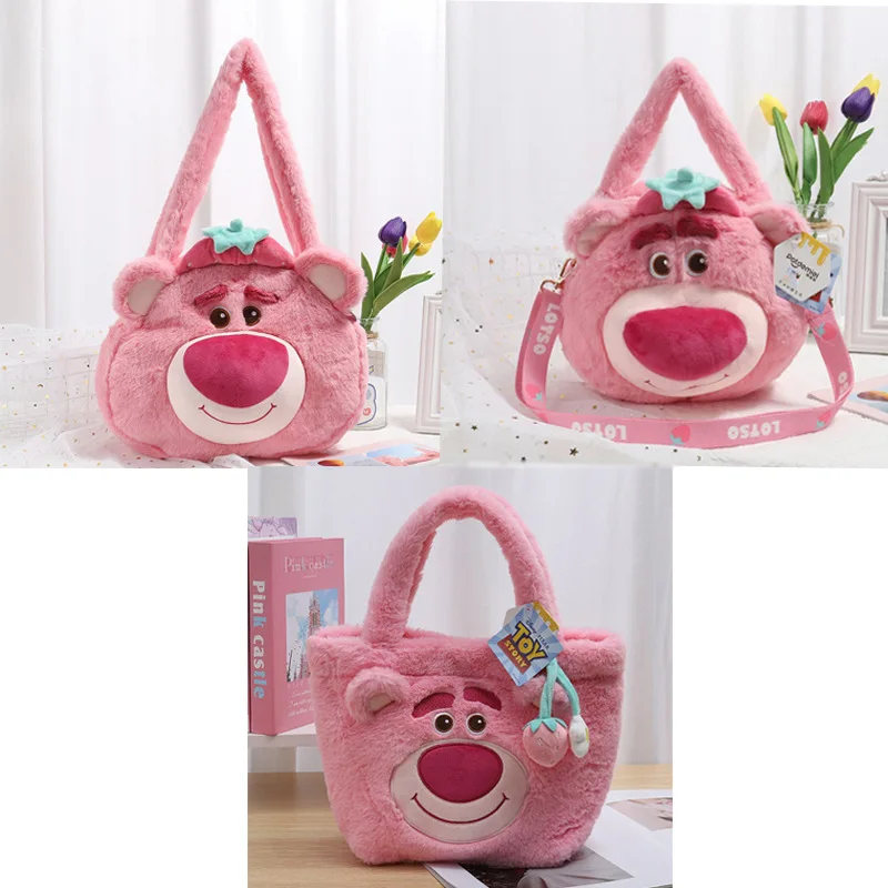 

Плюшевая сумка-кроссбоди Disney Toy Story Lotso, стильная сумка-тоут для повседневного использования