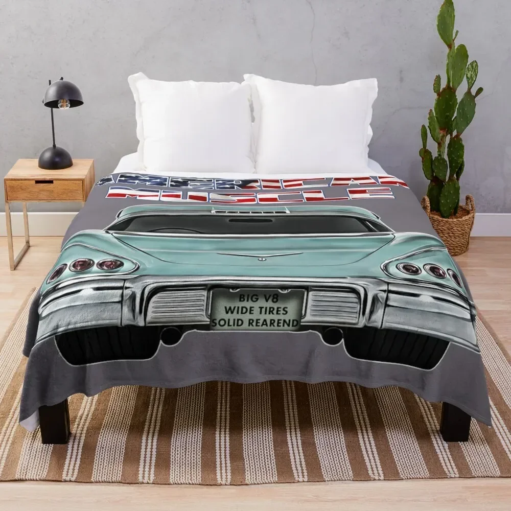 

1958 Hotrod Muscle Car Oldtimer Youngtimer 58 Throw Blanket Luxury Brand Bed blankets and throws Sofa Blankets