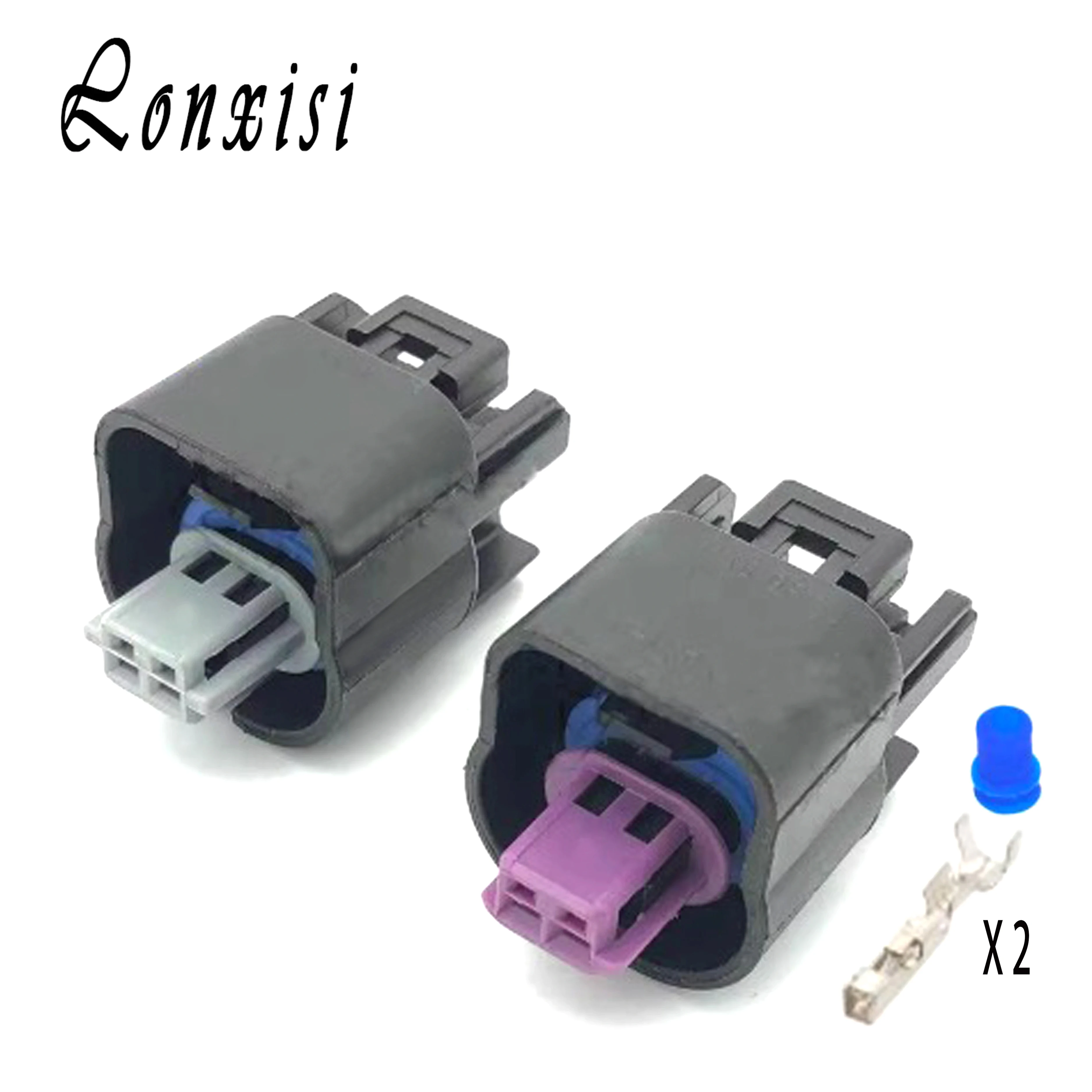 2 Pin 15336004 15335987 Car Connector For Buick Regal Camshaft Intake And Exhaust VVT Solenoid Valve