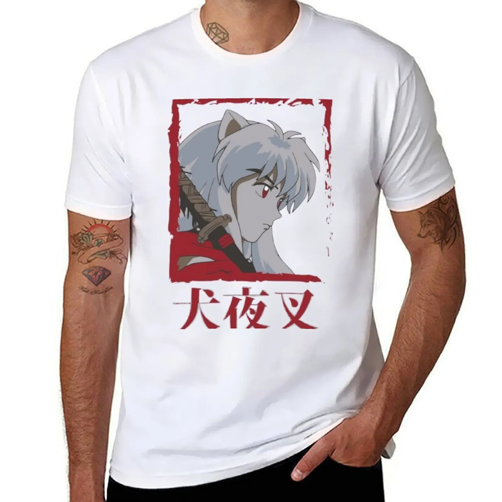 

InuYasha T-Shirt man t shirt heavy cotton t shirt man designer T-Shirt