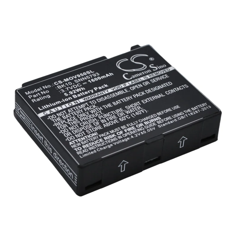 Cameron Sino 1600mAh Battery BK10, SNN5793, SNN5793A for Motorola i296, i335, i465, i680, i876, i890, ic402, ic502, ic602, V950