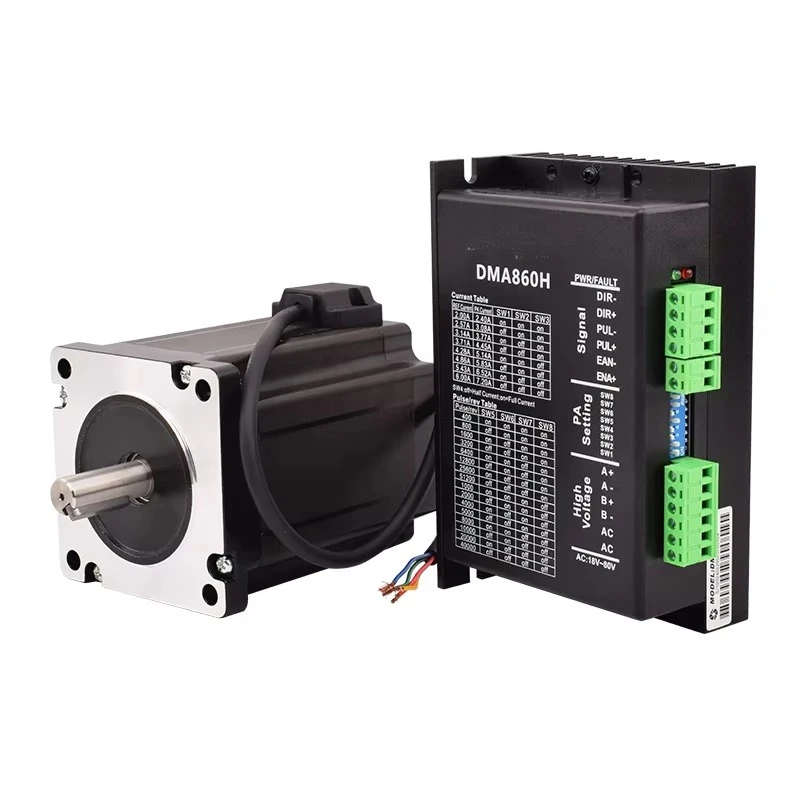 

12.7NM - 14NM Stepper Motor & Driver | 1.8 Degree 450A/B/C Series CNC Drive Set