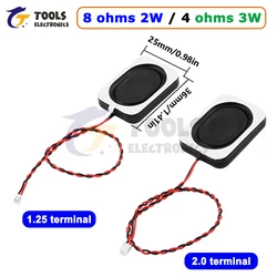 4 ohm 3W 8 ohm 2W 1.25 Terminal/2.0 Terminal wire Speaker Square Small Cavity Notebook Computer 3525/2535 Ultra-thin Box Speaker