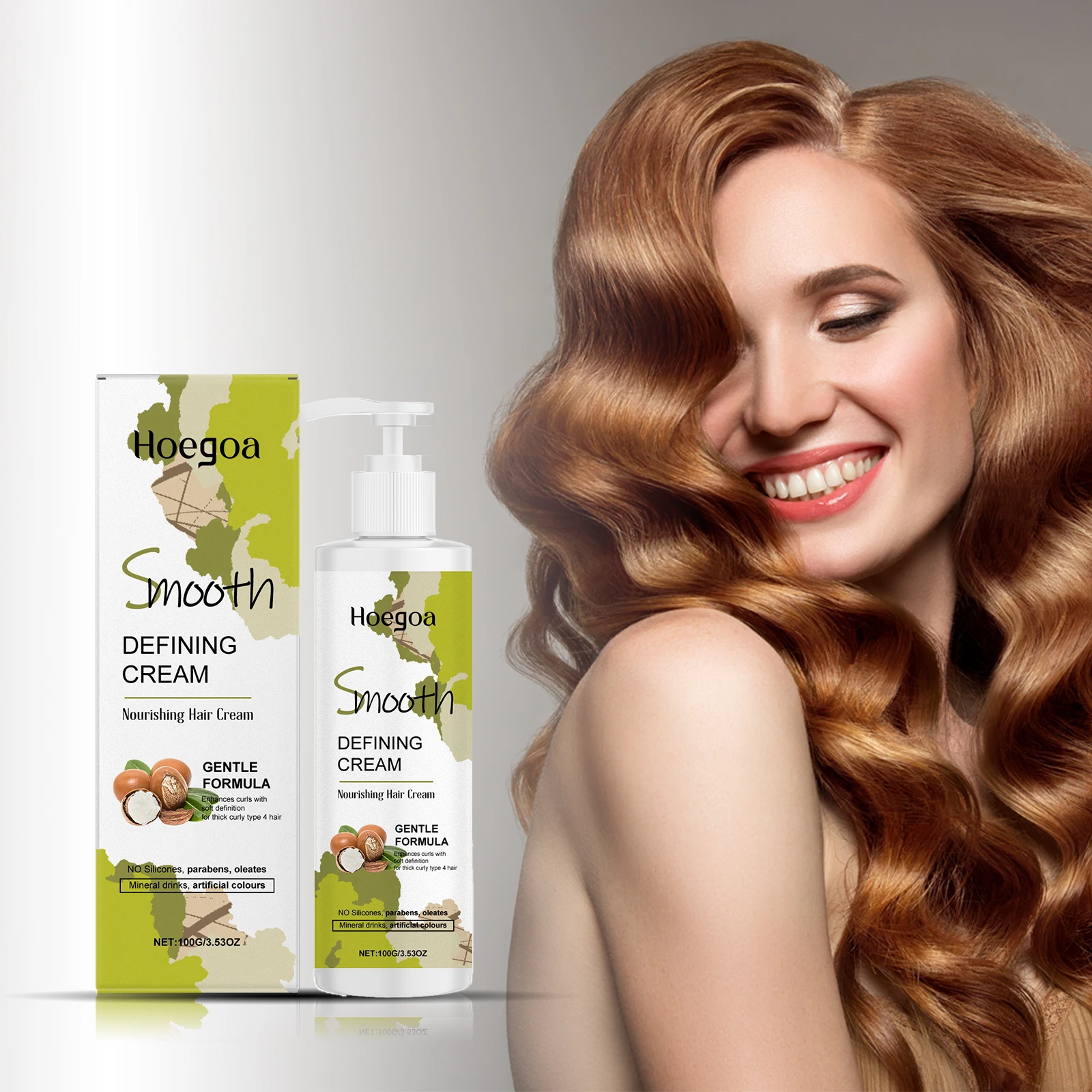 

Hair Care Styling Cream - Fresh Moisturizing Nourishes Hair Adds Shine Creates Natural Curls Long-Lasting Hold