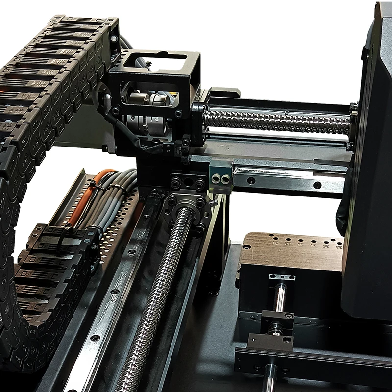สต็อกในเครื่องติดตั้ง Smt บนเดสก์ท็อป RU เครื่อง 2 หัวความเร็วสูงเครื่อง Pcb Pick And Place สําหรับการประกอบ Smt