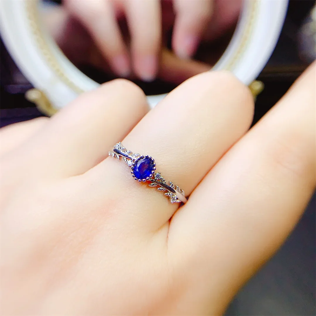 جديد الياقوت الطبيعي السيدات خاتم السيدات هدية عيد ميلاد شحن مجاني صندوق مجوهرات رائع #2