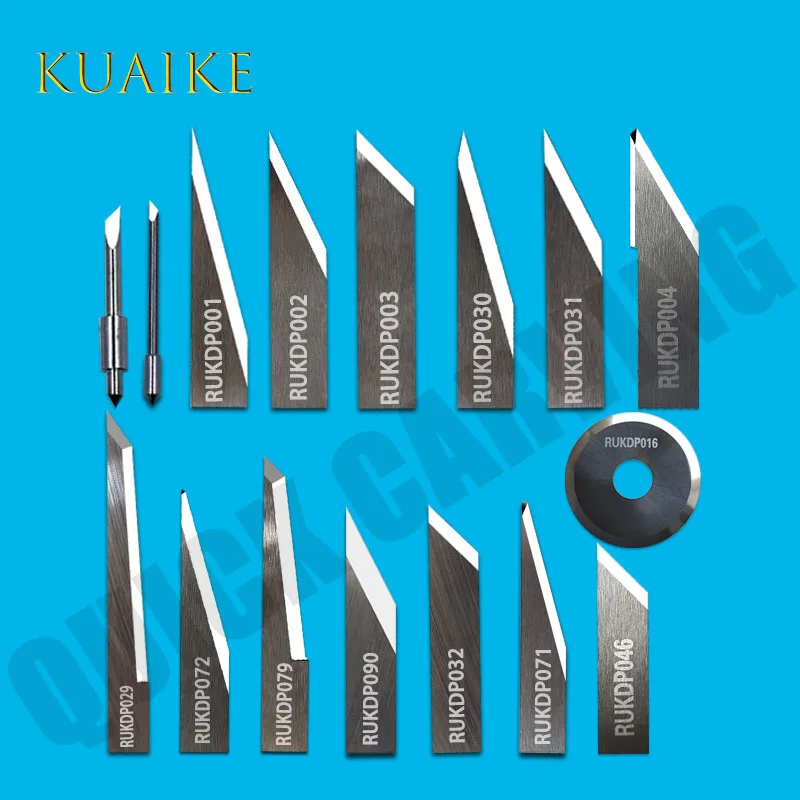 10PCS Standard RUK Ruking Vibrating Blade RUKDP004 RUKDP032 RUKDP072 CNC Digital Oscillating Blade Leather Paper Cutting Knife