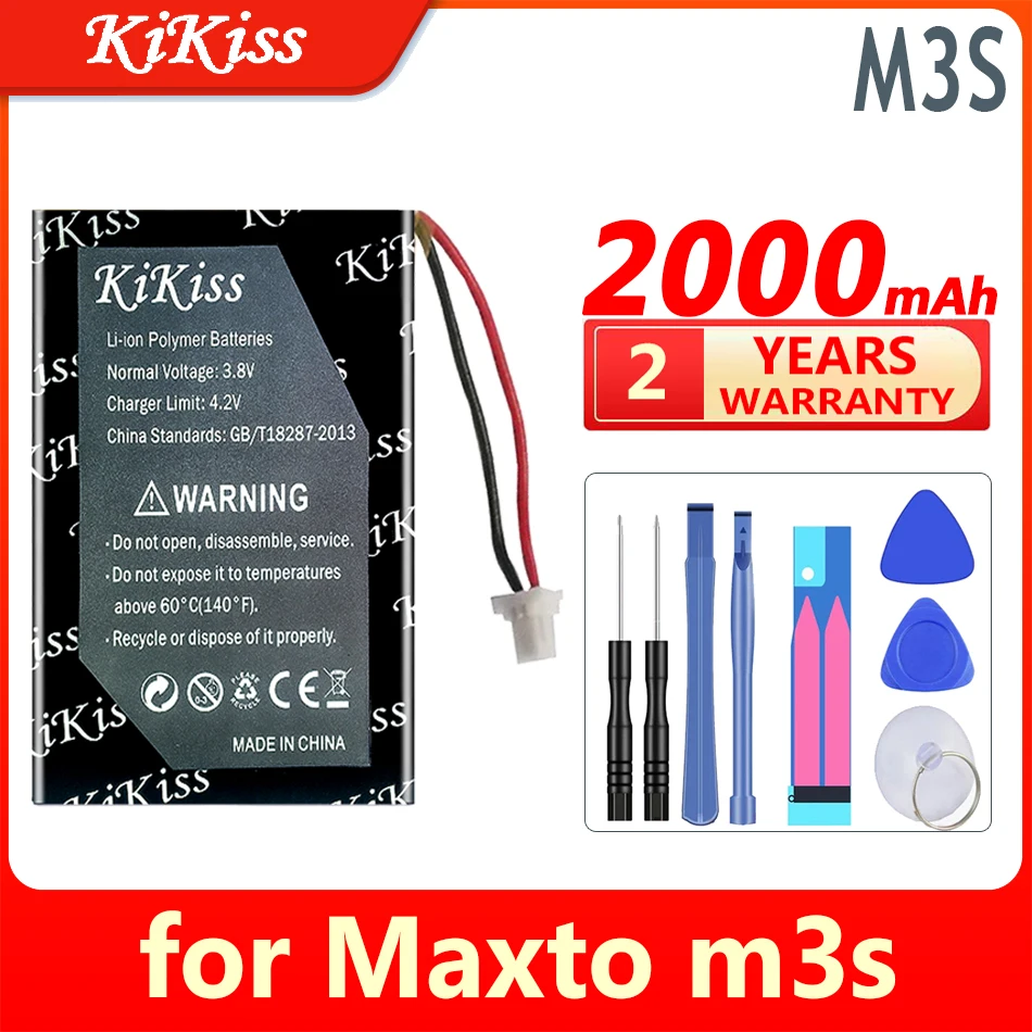 

Мощная батарея 2000mAh KiKiss для Maxto M3S