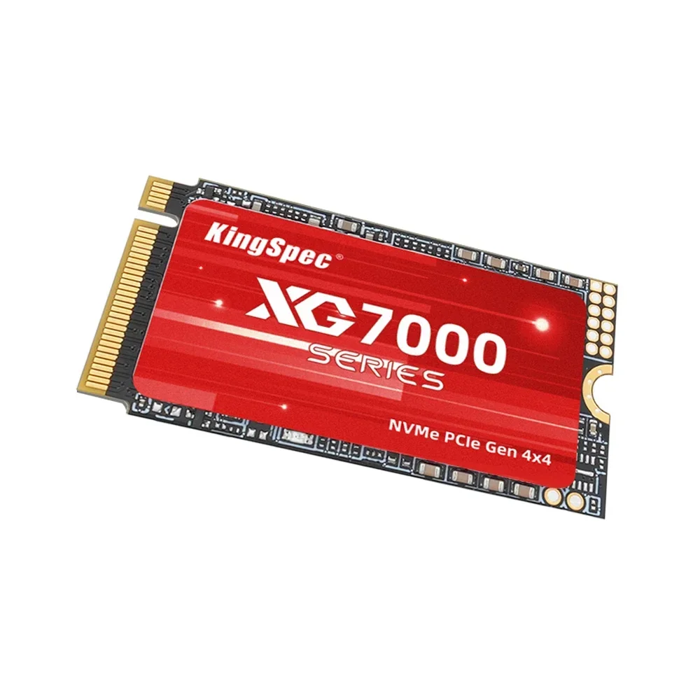 KingSpec Super High Speed m.2 pcie 4.0 disco rígido gen 4x4 dissipador de calor 2242 ssd m2 nvme 1tb para computador pessoal