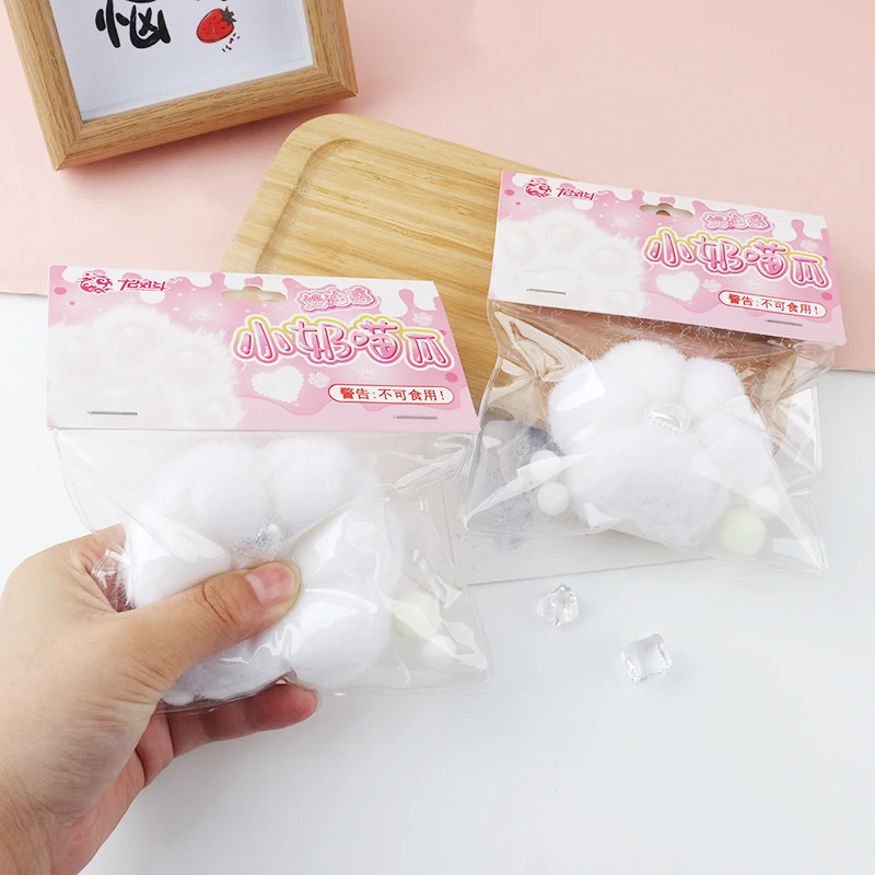 جديد الإبداعية لطيف Ins الطازجة رقيق لينة قرصة تململ لعبة الكرتون Kawaii أفخم القط باو لعبة مضحك الأطفال الإجهاد الإغاثة اللعب هدية