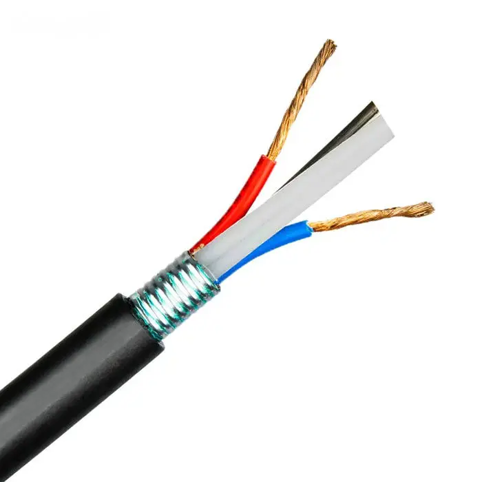 Outdoor Hybrid Copper-Fiber Multitube Cable 24F+2x2.5