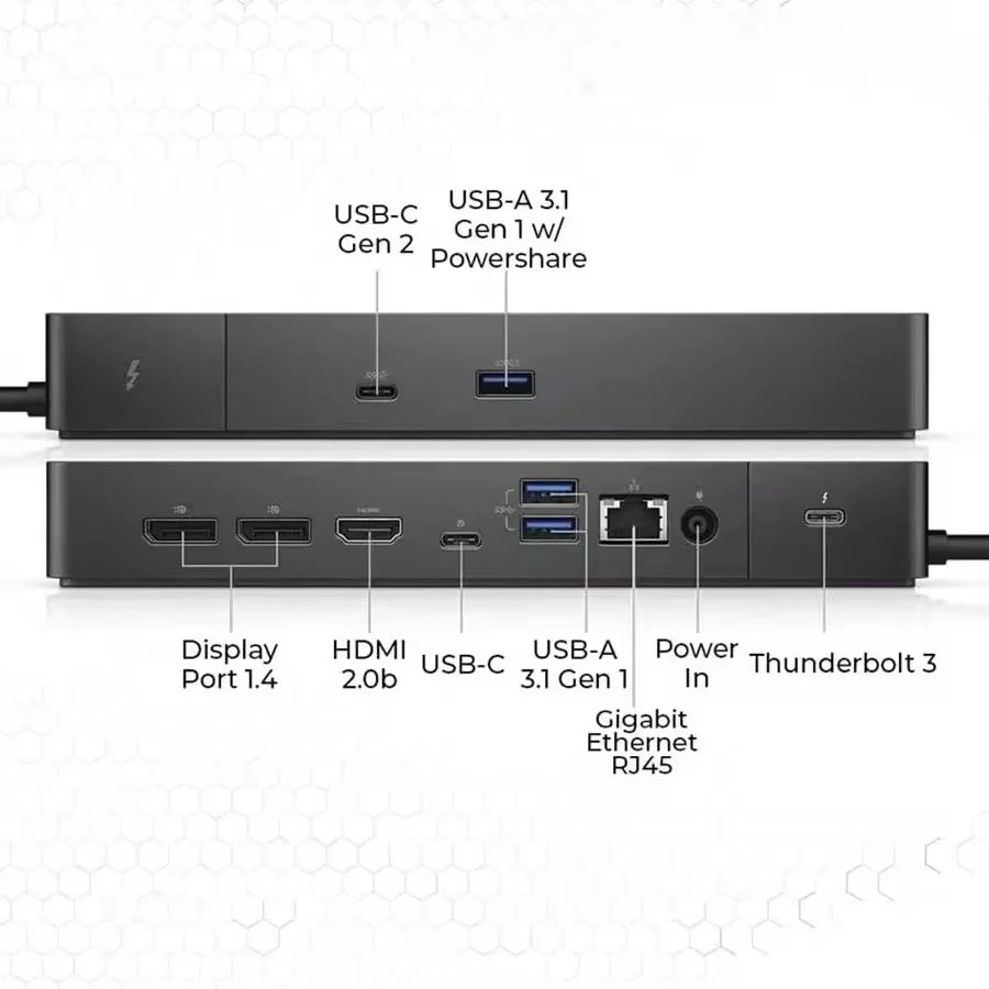 قاعدة عرض سلكية من النوع c بقدرة 180 وات WD19TBS متوافقة مع Dell، هذا مستعمل. #3