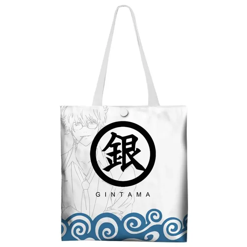 Anime GINTAMA Shoulder Bag Canvas Sakata Gintoki  Girls Shopping Bag