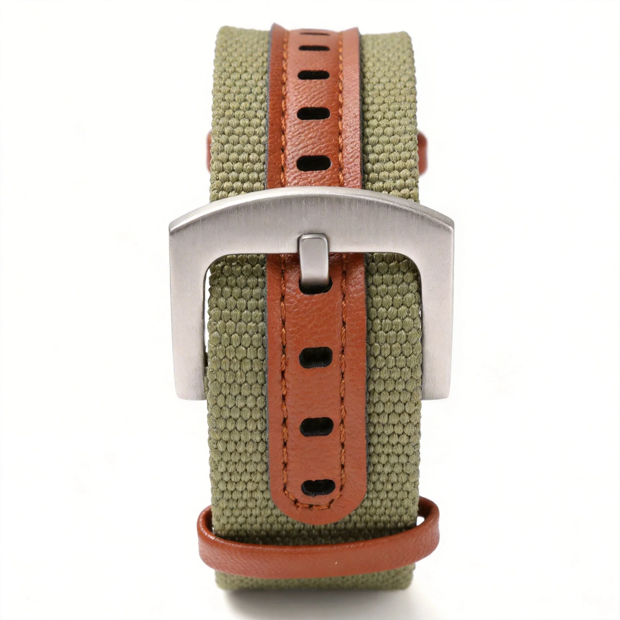 NATO Strap Nylon Leather Watch Band 20mm 22mm Woven Canvas Vintage Sport Waterproof Replacement Strap for Men Universal Fit