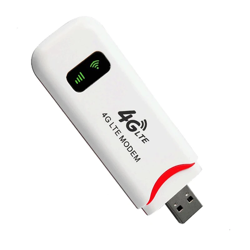 1 Stück weiß 4g lte WLAN-Router USB-Dongle 150 MBit/s Modem Mobile Breitband-SIM-Karte WLAN-Adapter 4g Router Home Office