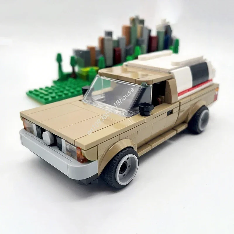 

337 деталей, конструктор MOC: модель суперкара Tacoma Dark Tan City Champions, модульные строительные блоки, идея для подарка на день рождения, модульные игрушки для детей, рождественские подарки