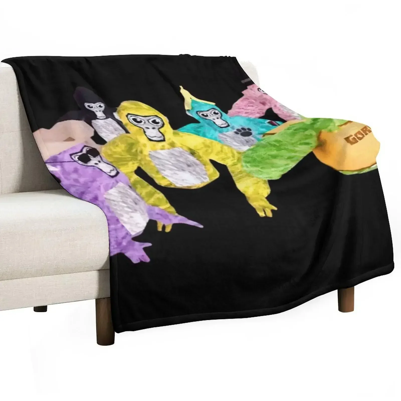 Me and my Friends Forever! - Gorilla Tag Here Banana Throw Blanket Blankets For Sofas Comforter Shaggy Bed linens Blankets