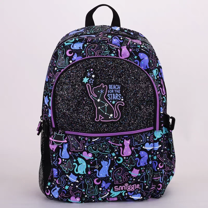 Australia Original Smiggle Children Hot-selling Schoolbag Female Cute High-quality Backpack Star Cat Pencil Case Water Cup Gifts