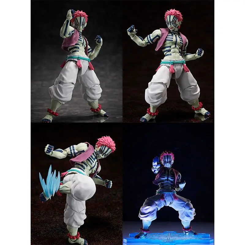 Original ANIPLEX BUZZmod Demon Slayer AKAZA Em Estoque 16cm Anime