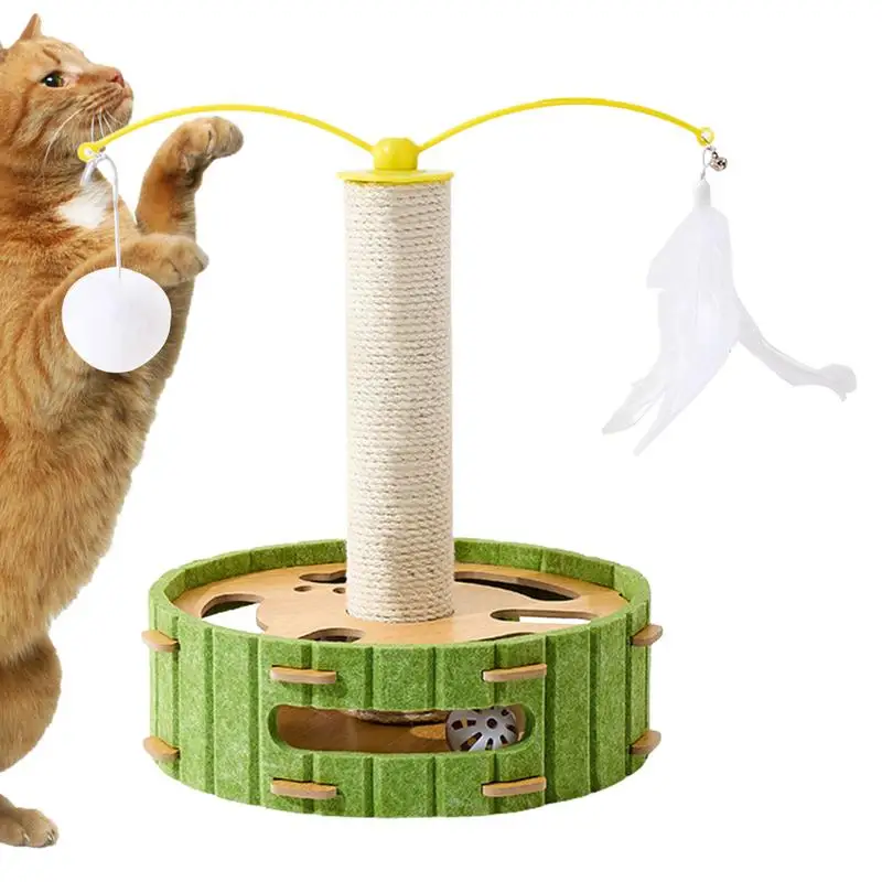 

Cat Scratching Post Cat Tree Scratching Post Kitten Interactive Toy Indoor Exercise Toy Entertainment Supplies Indoor Groomer
