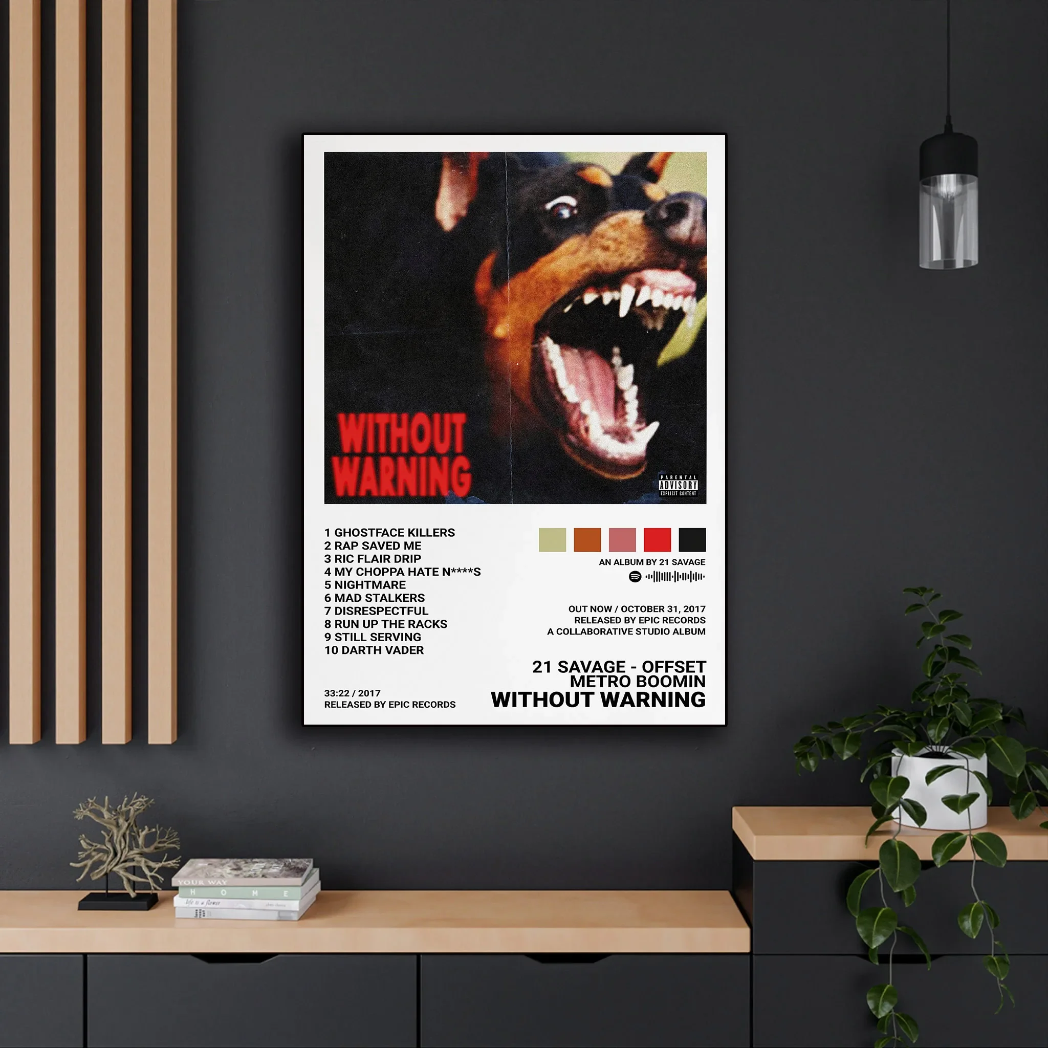 Music Album i am i was Cover Pictures Hip Hop Rapper 21 Savage Posters For Room Canvas Painting Print Art Home Wall Decor Gift
