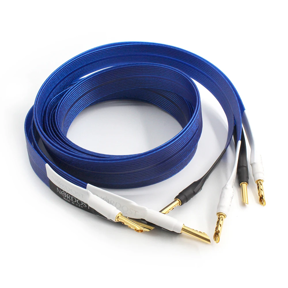 Nordost Blue Heaven Speaker Cable Hifi Audio Audiophile Cable OFC Loudspeaker Wire Amplifier Banana to Spade Line