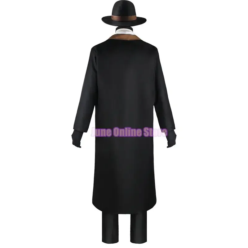 BSD Косплей Накахара Чууя Костюм Парик Шляпа Перчатка Куртка Брюки Чуя Накахара Аниме Одежда Костюм #   1 #   В.