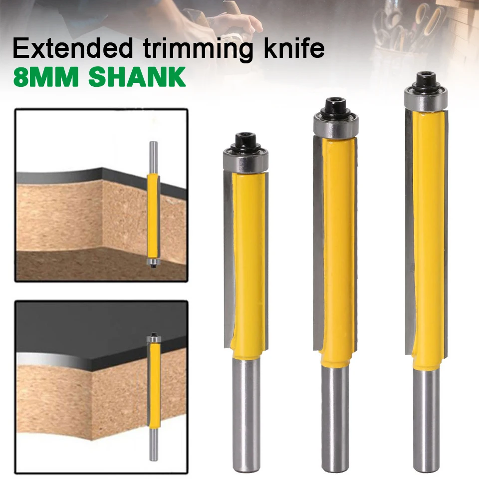 Milling Cutter Tools Shank Bit Raised Panel Cabinet Door Router Bit Sets Rounded High Hardness Carbide Tip Woodworking xobw