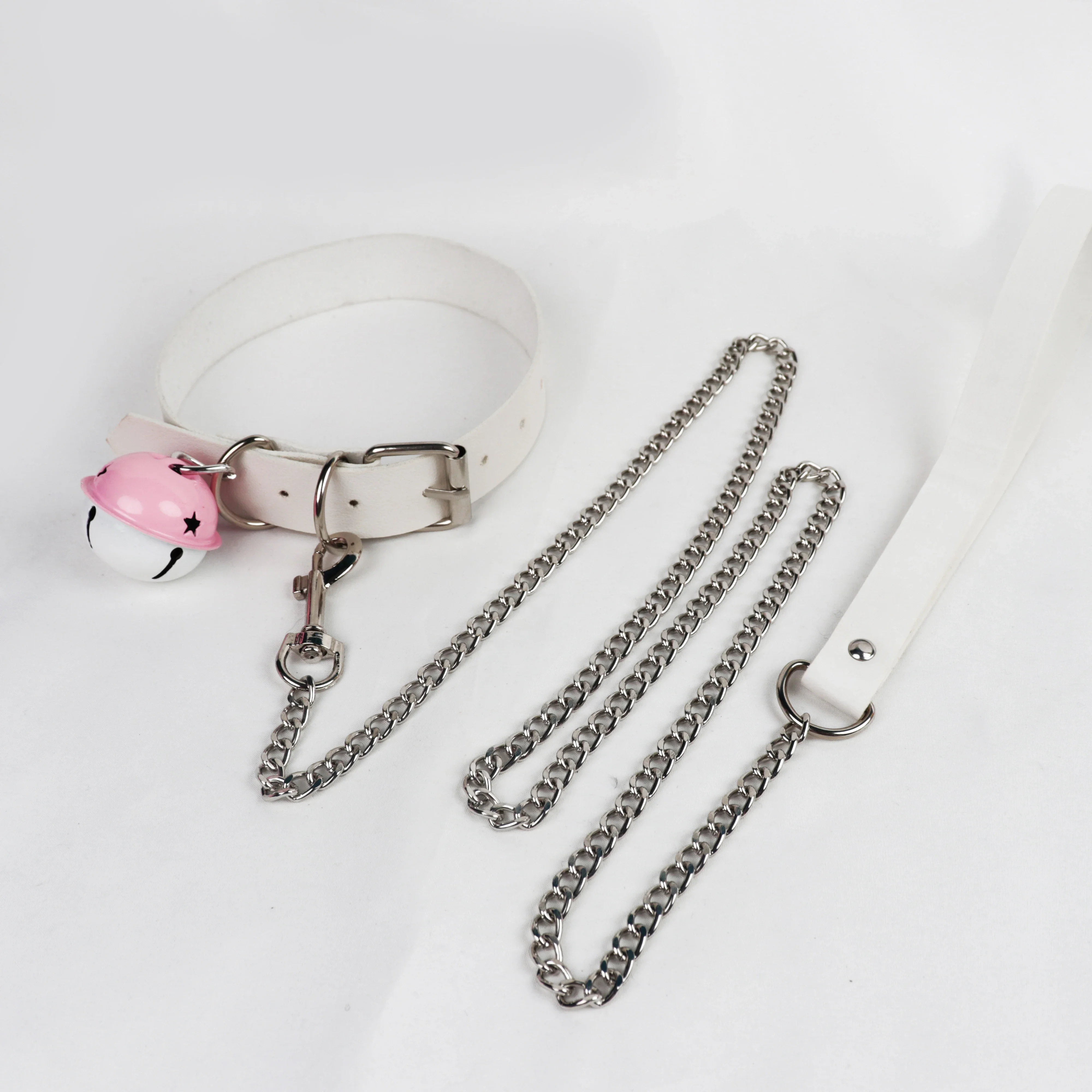 UYEE Punk Rock Choker uprząż kobiety PU skórzany gotycki kołnierz i łańcuszek dla dziewczynki czarna estetyczna moda Anime akcesoria Cosplay