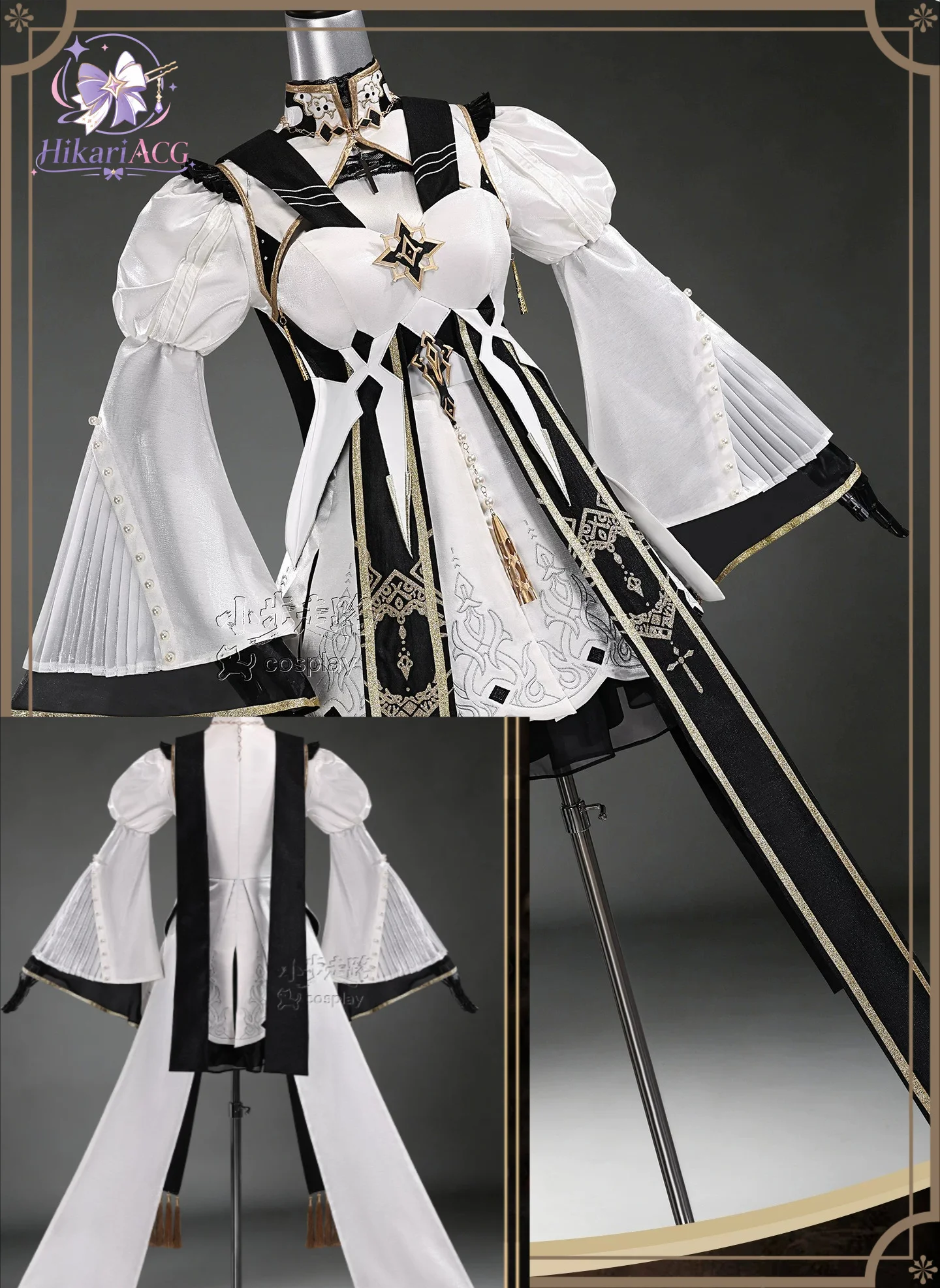 Anime Game Outfit：Honkai Impact 3rd Kallen Kaslana Dreamweaver Cosplay Costume Female Game Character Full Set Cos Outfit