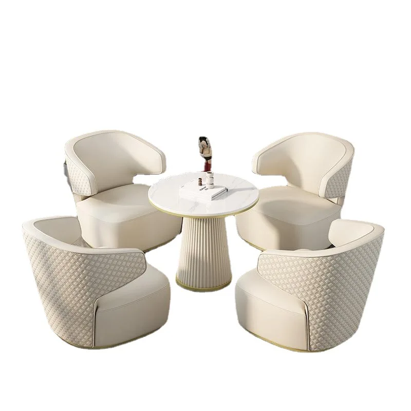 

Reception Internet celebrity tables and chairs new sales office negotiation single sofa light luxury hotel rest area