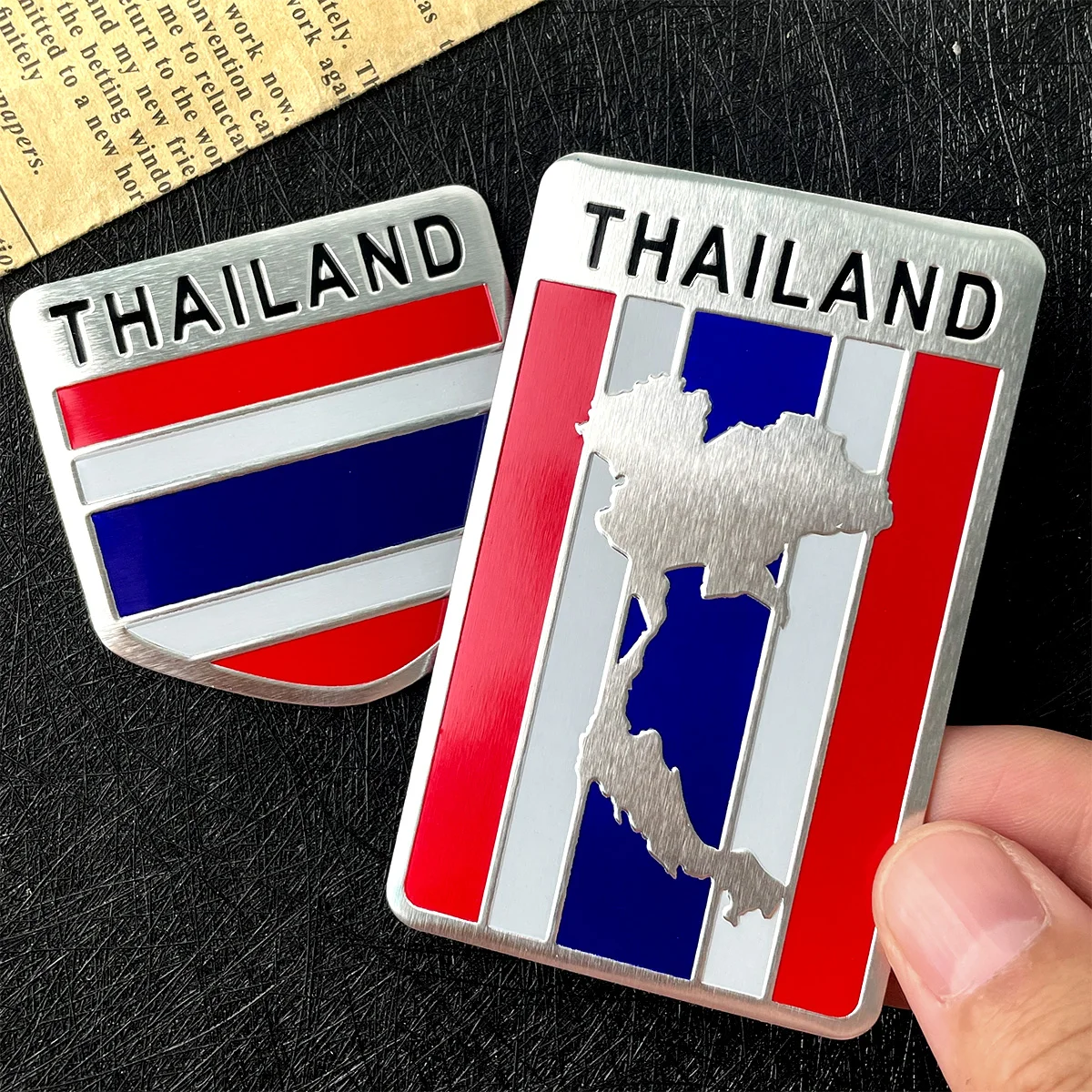 Thailand National Flag 3D Stic - Car Accessories Thailand recension och pris