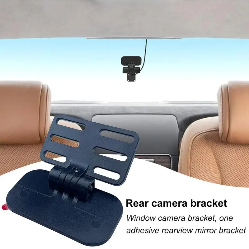 Adjustable Rear View Camera Mounting Bracket Self Adhesive Sticky Mirrors Cam Bracket Small Reversing Camera Holder