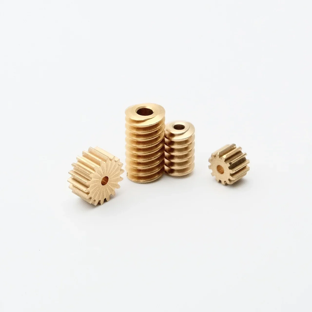 0.5M Copper Worm Gear Drive Combination 12/15/16/18/32 Teeth 2/3MM 2MM Step Hole DIY RC Model