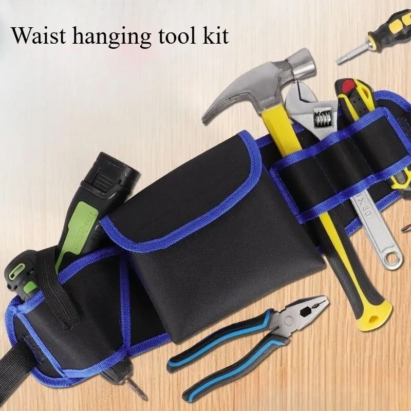 

Portable Small Tool Waist Bag for Electrician, Thick Installation Shoulder Bag, Oxford Cloth Carpenter Bag Wholesale