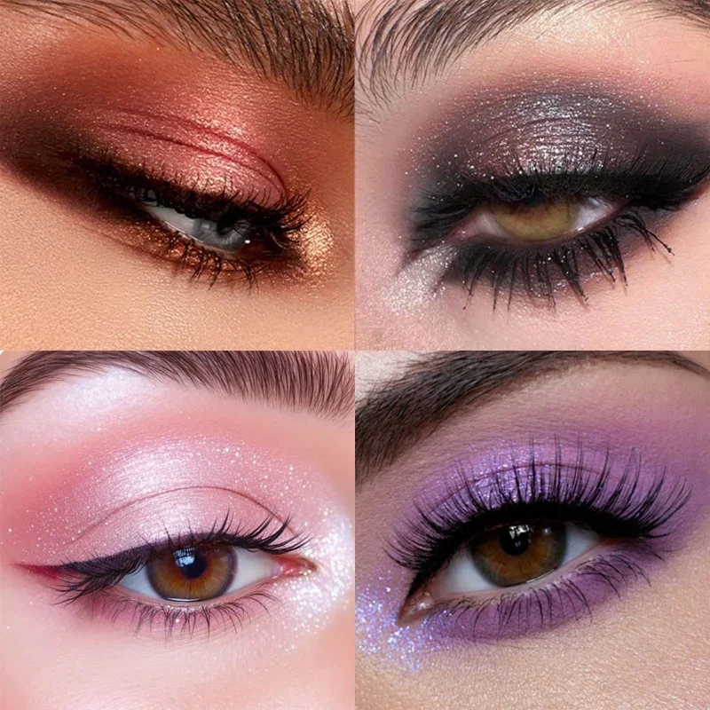 真珠光沢のあるグリッターハイライターアイシャドウペンシル防水長期的な高着色シマーアイライナー横たわっているカイコメイク